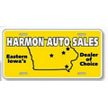 Standard License Plates-.023" White Polyethylene